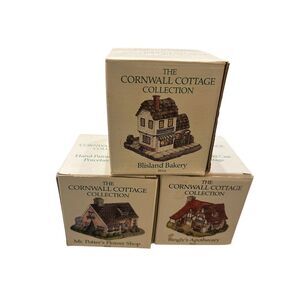 #I) Vintage The Cornwall Cottage Collection Lot‎ of 3